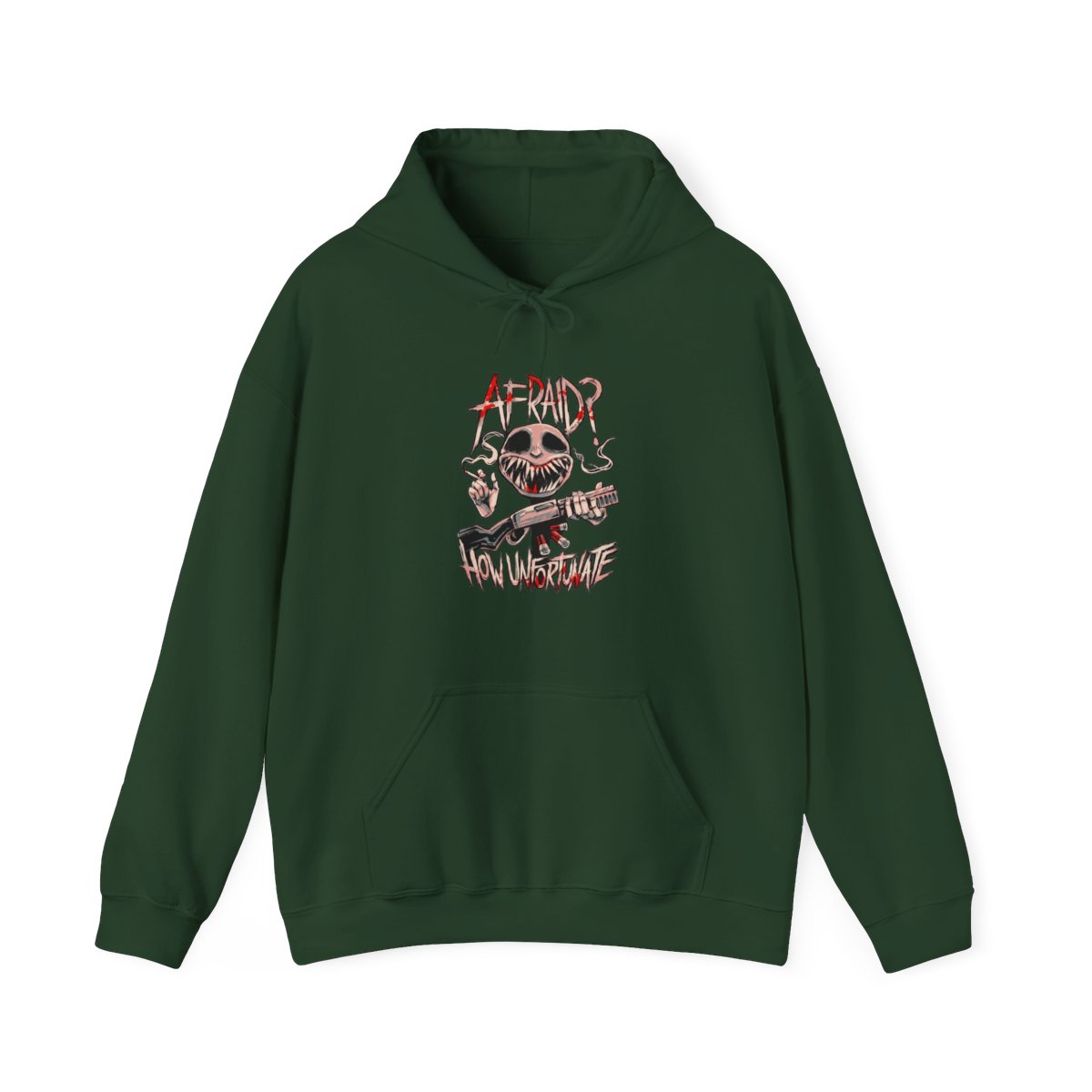 Buckshot Roulette afraid how unfortunate shirt, hoodie, sweater, long sleeve and Hoodie - alternate angle 5, merchandise